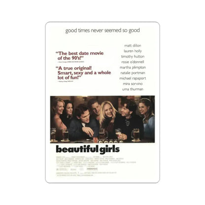 Beautiful Girls 1996 Movie Poster STICKER Vinyl Die-Cut Decal 2 Inch - The Sticker Space
