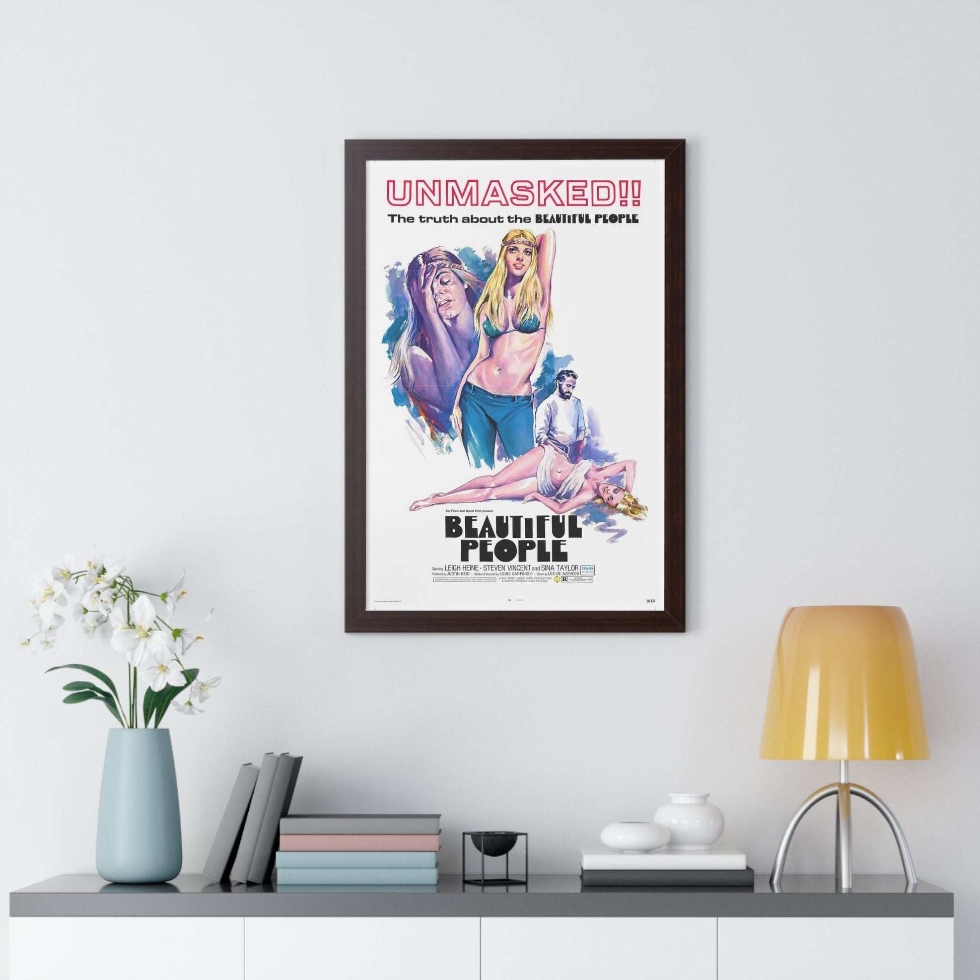 BEAUTIFUL PEOPLE 1971 - Framed Movie Poster-The Sticker Space