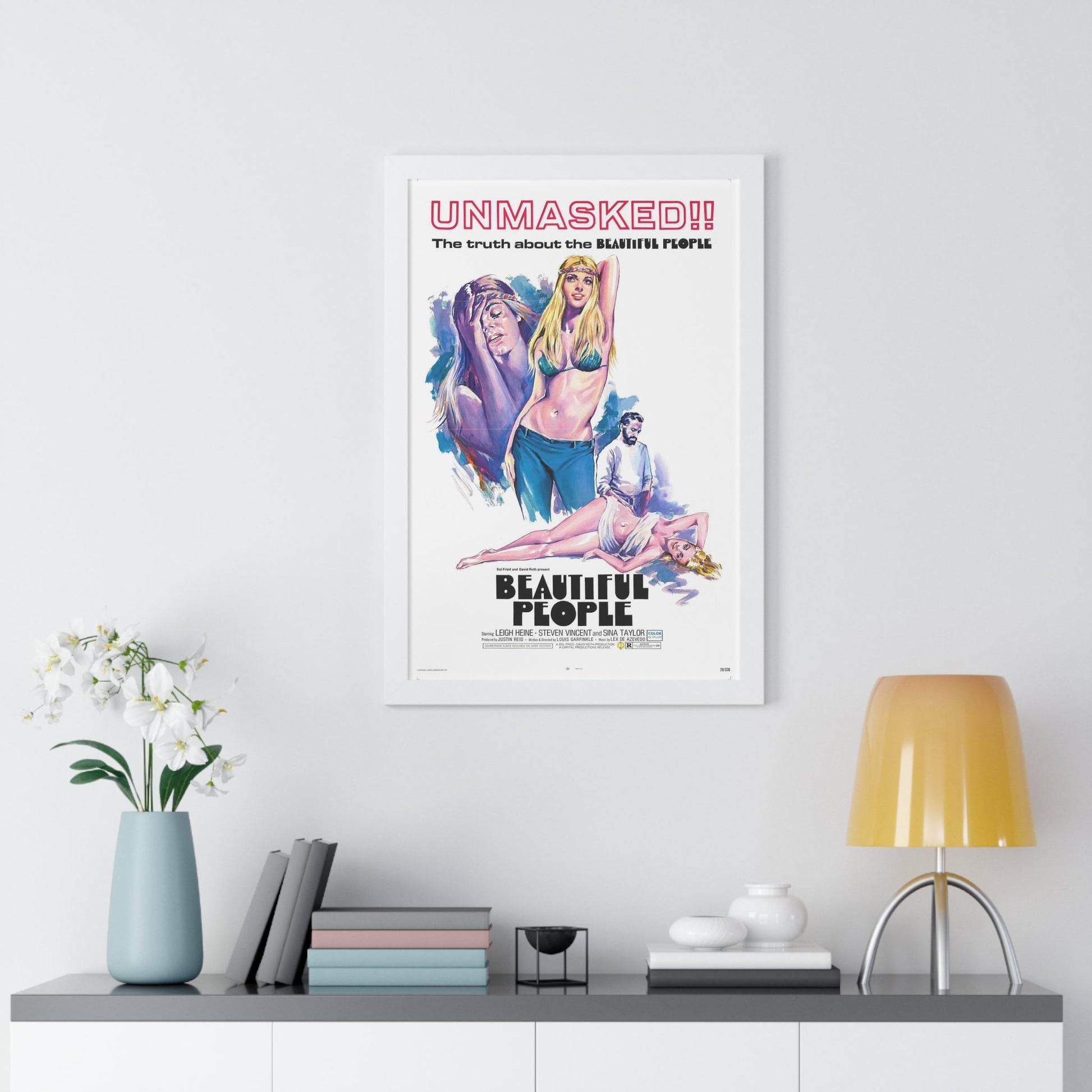 BEAUTIFUL PEOPLE 1971 - Framed Movie Poster-The Sticker Space