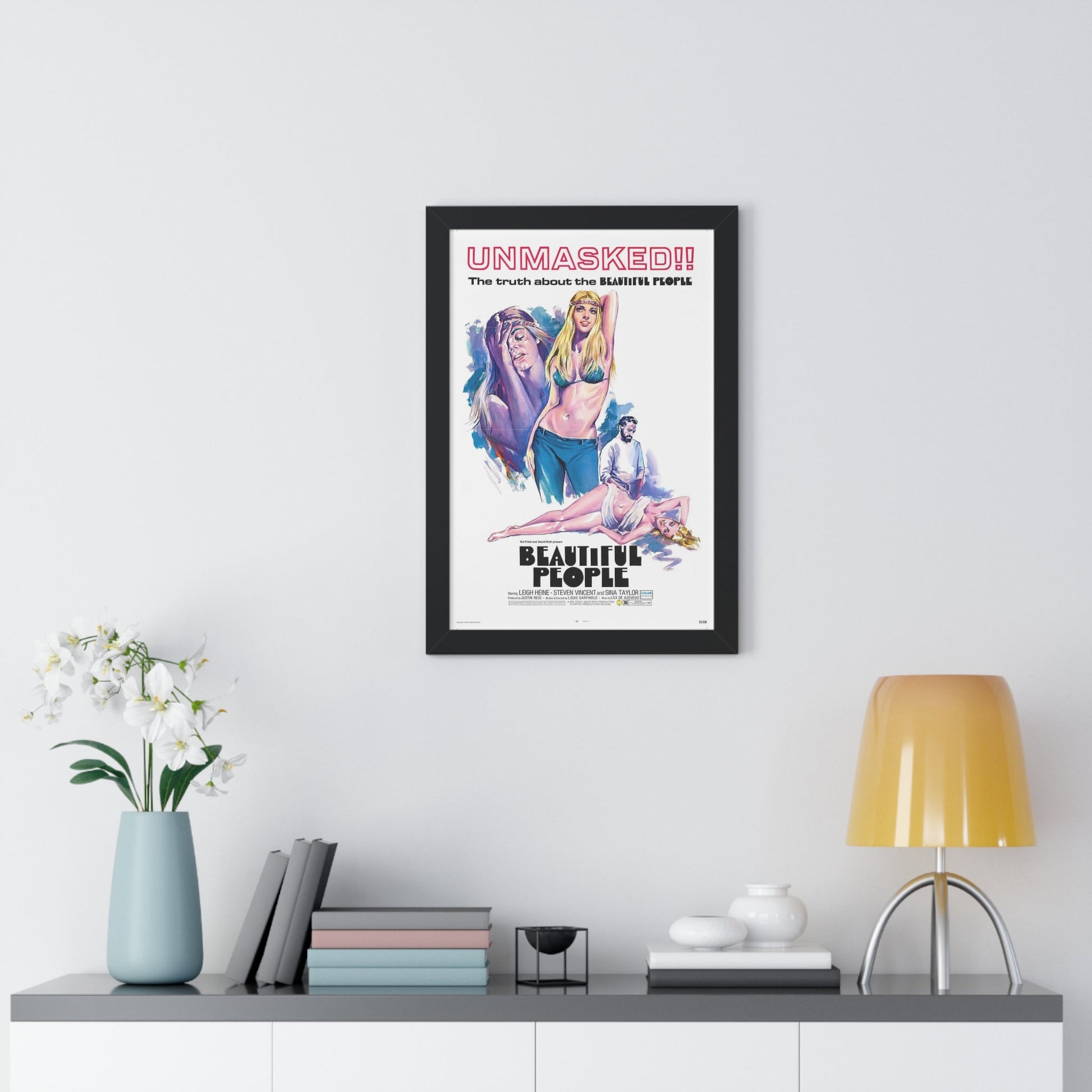 BEAUTIFUL PEOPLE 1971 - Framed Movie Poster-The Sticker Space