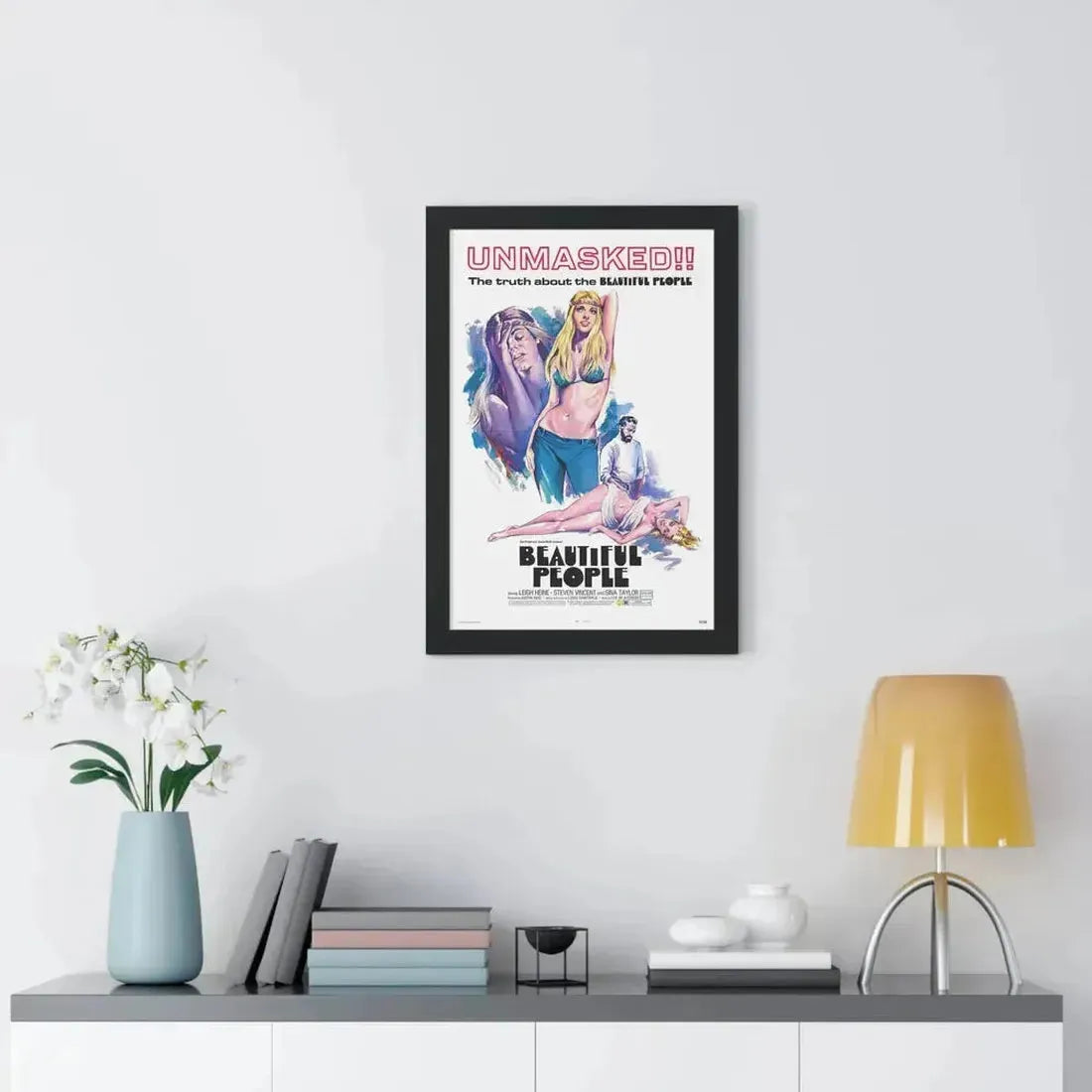 BEAUTIFUL PEOPLE 1971 - Framed Movie Poster - The Sticker Space