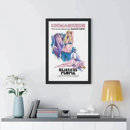 BEAUTIFUL PEOPLE 1971 - Framed Movie Poster - The Sticker Space