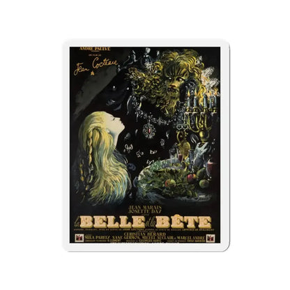 BEAUTY AND THE BEAST 1946 Movie Poster - Refrigerator Magnet 2 Inch - The Sticker Space