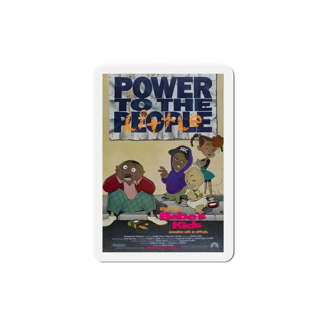Bebes Kids 1992 Movie Poster Refrigerator Magnet 5 Inch - The Sticker Space