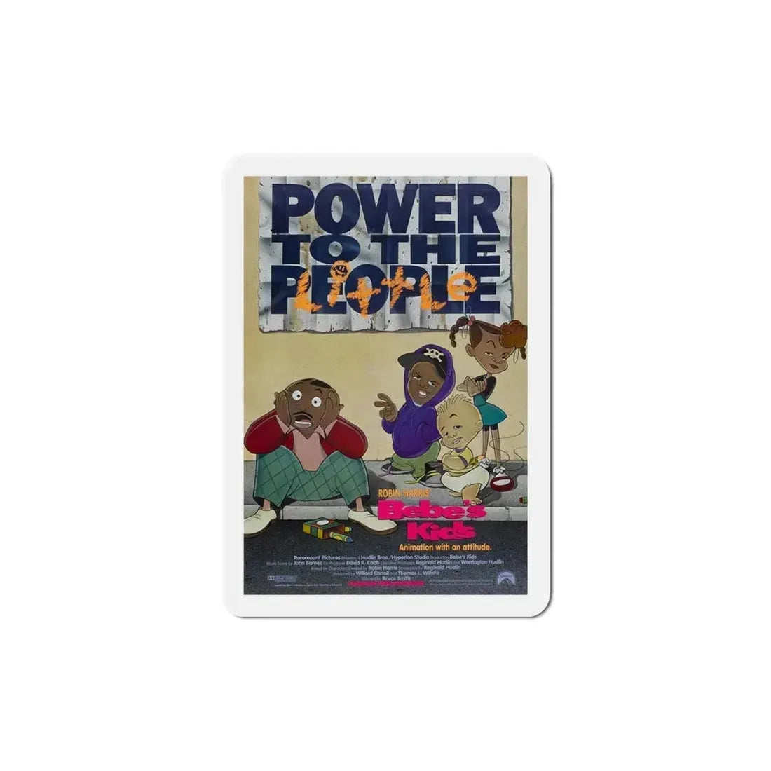 Bebes Kids 1992 Movie Poster Refrigerator Magnet 6 Inch - The Sticker Space