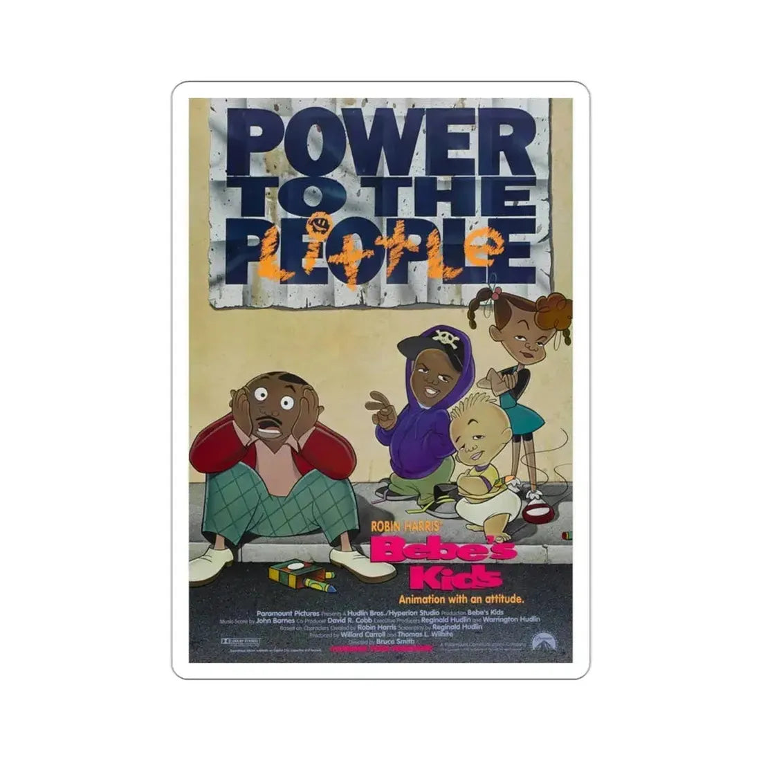Bebes Kids 1992 Movie Poster STICKER Vinyl Die-Cut Decal 3 Inch - The Sticker Space