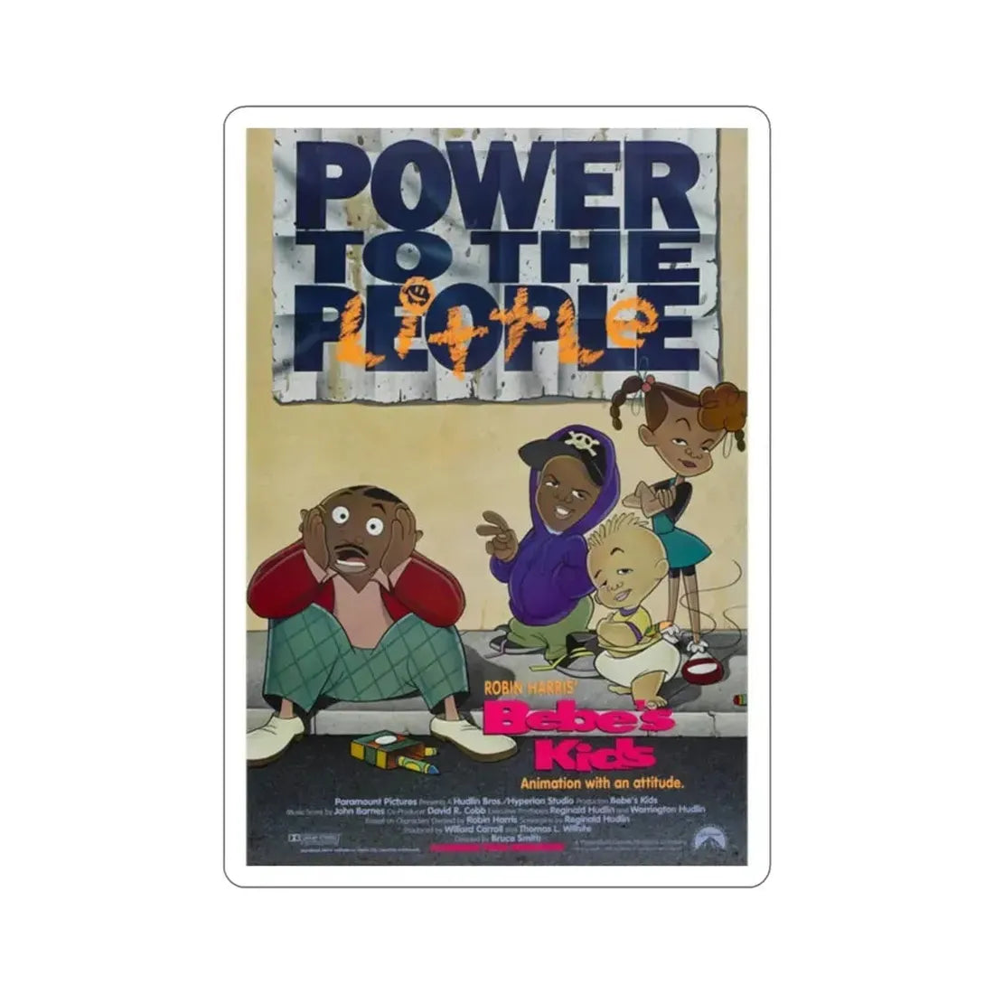 Bebes Kids 1992 Movie Poster STICKER Vinyl Die-Cut Decal - The Sticker Space