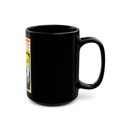 BECAUSE OF EVE 1948 Movie Poster - Black Coffee Mug-The Sticker Space