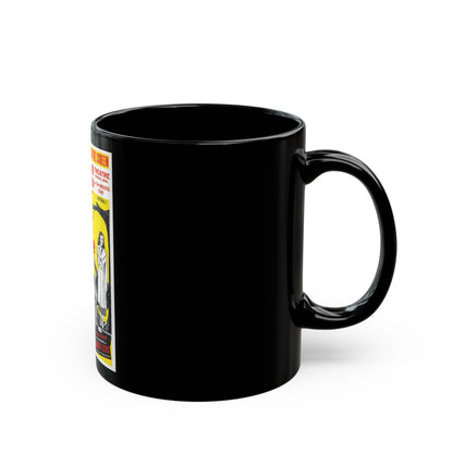 BECAUSE OF EVE 1948 Movie Poster - Black Coffee Mug-The Sticker Space