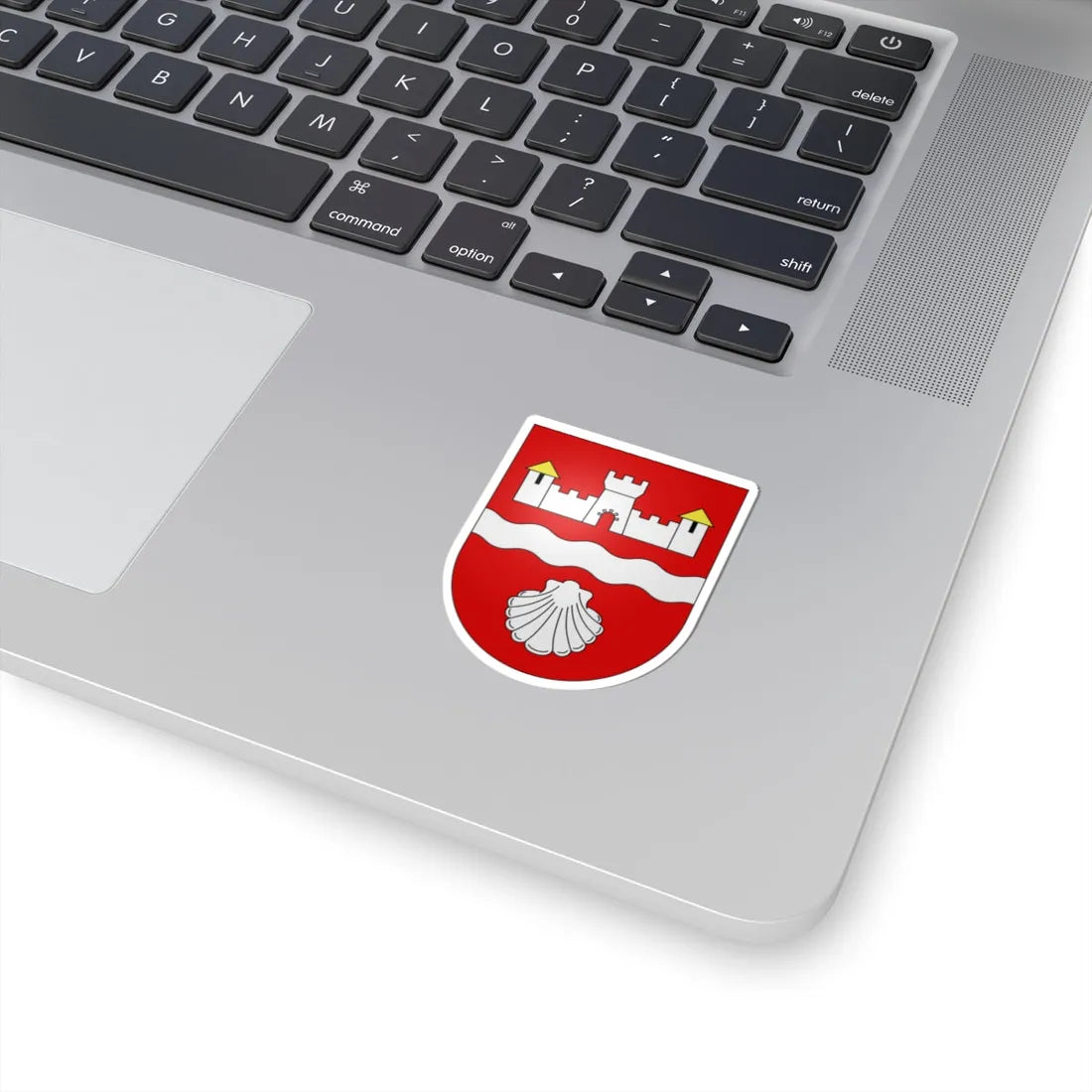 Beckenried-coat of arms (Switzerland) (Coat of Arms) STICKER Vinyl Kiss-Cut Decal - The Sticker Space