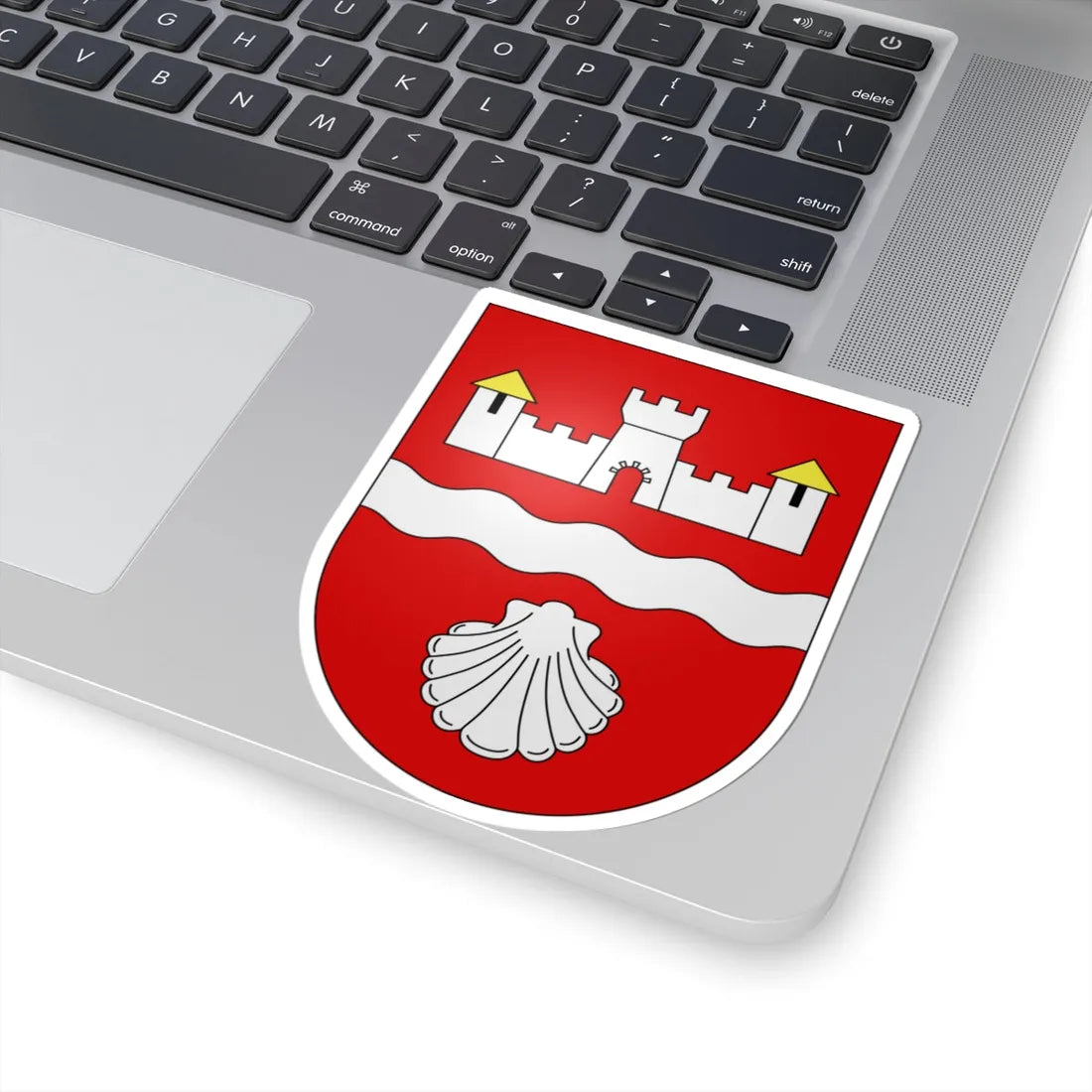 Beckenried-coat of arms (Switzerland) (Coat of Arms) STICKER Vinyl Kiss-Cut Decal - The Sticker Space