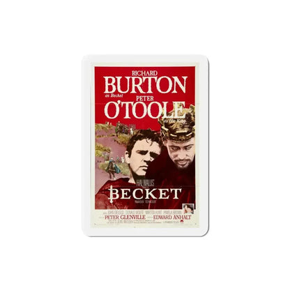 Becket 1964 Movie Poster Refrigerator Magnet 3 Inch - The Sticker Space