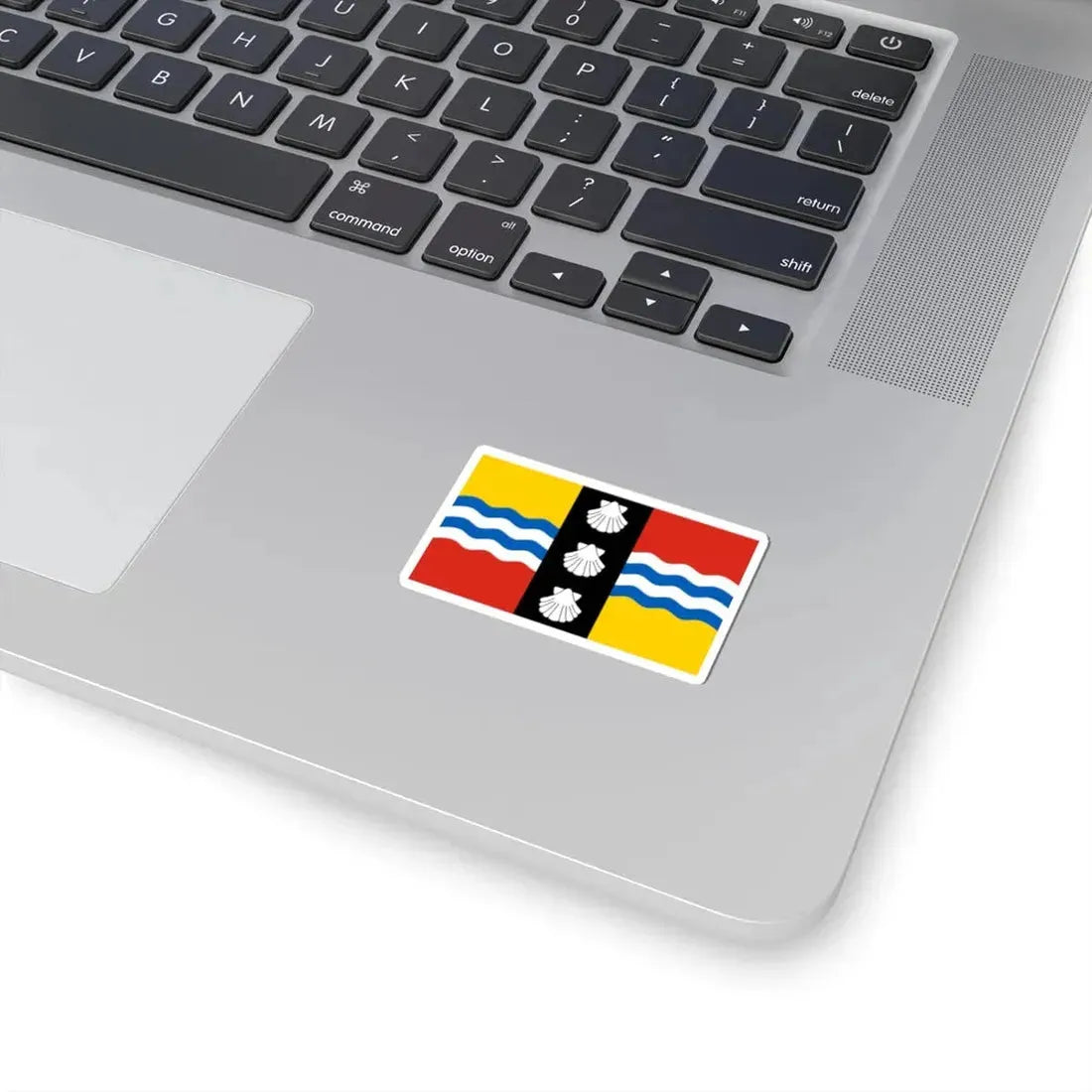 Bedfordshire County Flag (England) STICKER Vinyl Kiss-Cut Decal - The Sticker Space