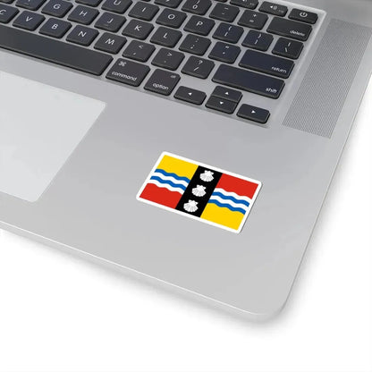 Bedfordshire County Flag (England) STICKER Vinyl Kiss-Cut Decal - The Sticker Space