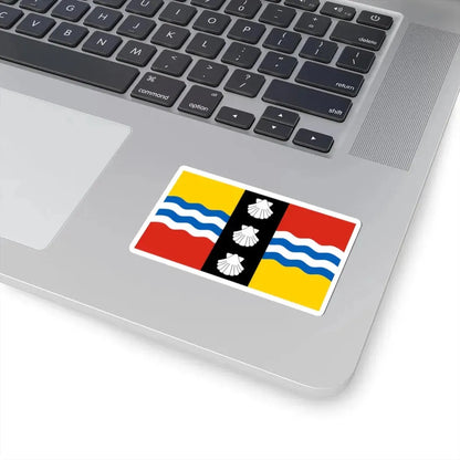 Bedfordshire County Flag (England) STICKER Vinyl Kiss-Cut Decal - The Sticker Space