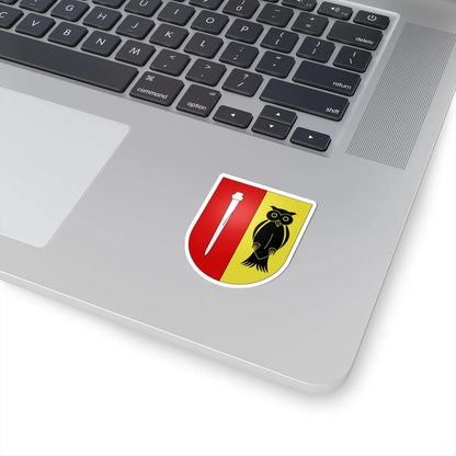 Bedigliora-coat of arms (Switzerland) (Coat of Arms) STICKER Vinyl Kiss-Cut Decal - The Sticker Space