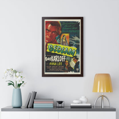 BEDLAM 1946 - Framed Movie Poster-The Sticker Space