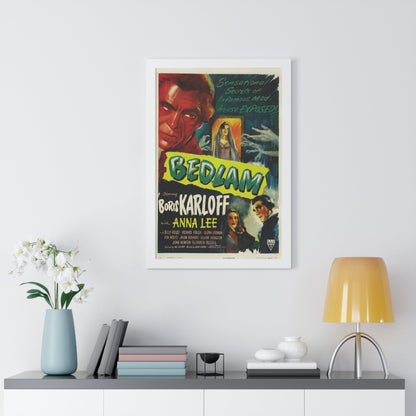 BEDLAM 1946 - Framed Movie Poster-The Sticker Space