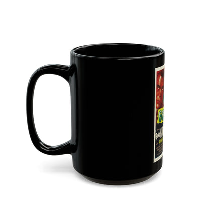 BEDLAM 1946 Movie Poster - Black Coffee Mug-The Sticker Space