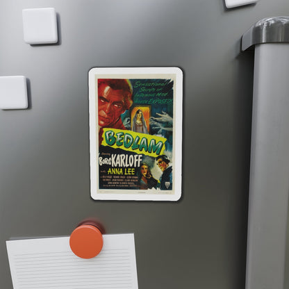 BEDLAM 1946 Movie Poster - Die-Cut Magnet-The Sticker Space