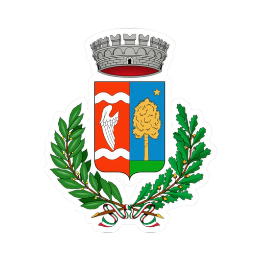 Bedulita-Stemma (Italy) (Coat of Arms) STICKER Vinyl Kiss-Cut Decal 2 Inch White - The Sticker Space