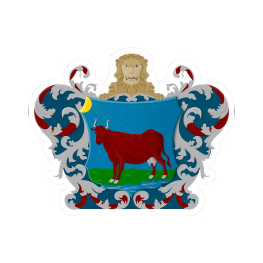 Beemster wapen 1612 (Netherlands) (Coat of Arms) STICKER Vinyl Kiss-Cut Decal 2 Inch White - The Sticker Space