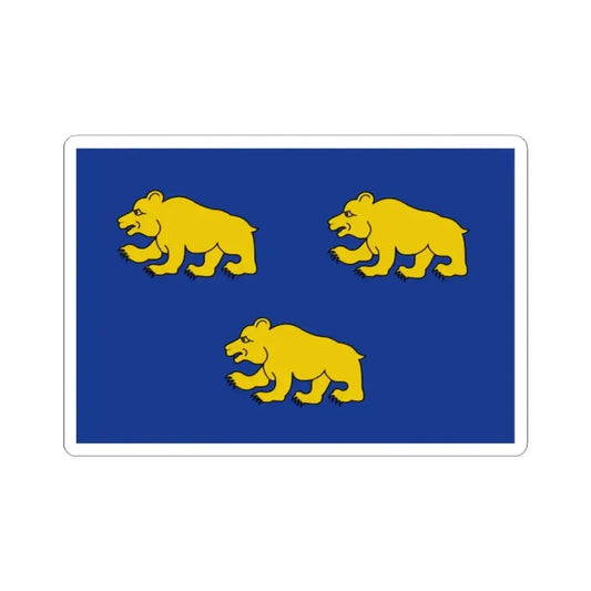 Beernem vlag (Belgium) STICKER Vinyl Kiss-Cut Decal 2 Inch White - The Sticker Space