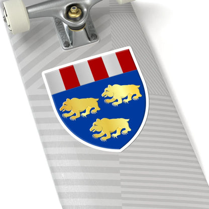 Beernem wapen (Belgium) (Coat of Arms) STICKER Vinyl Kiss-Cut Decal - The Sticker Space