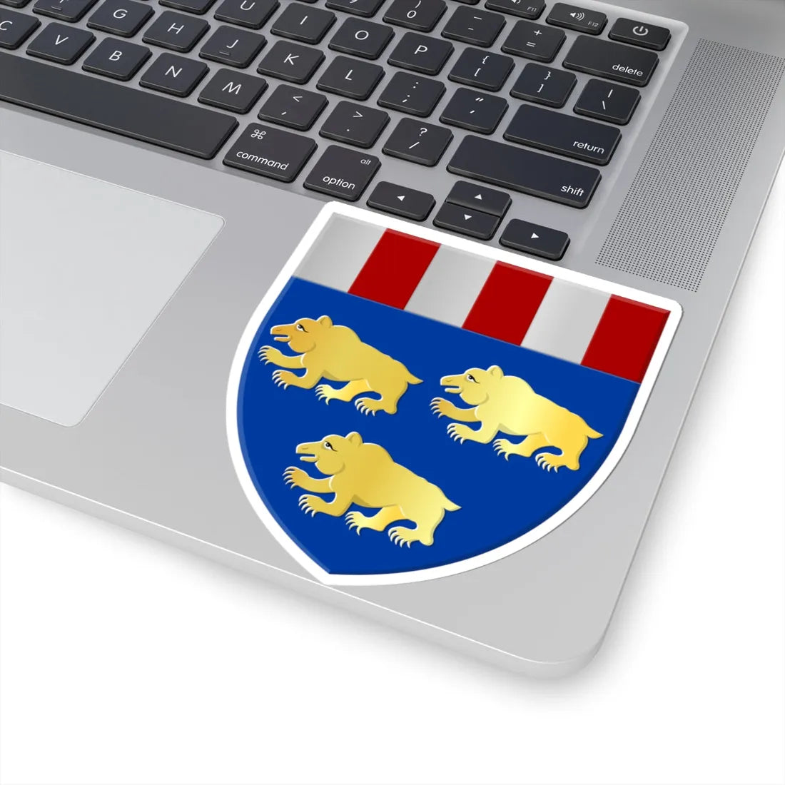 Beernem wapen (Belgium) (Coat of Arms) STICKER Vinyl Kiss-Cut Decal - The Sticker Space