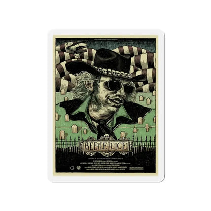 BEETLEJUICE (ALAMO) 1988 Movie Poster - Refrigerator Magnet 4 Inch - The Sticker Space