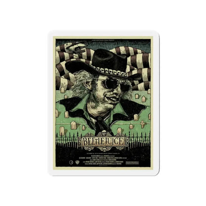 BEETLEJUICE (ALAMO) 1988 Movie Poster - Refrigerator Magnet 6 Inch - The Sticker Space