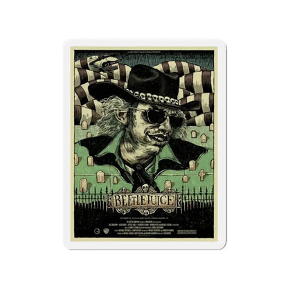 BEETLEJUICE (ALAMO) 1988 Movie Poster - Refrigerator Magnet - The Sticker Space