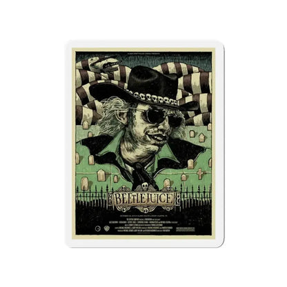 BEETLEJUICE (ALAMO) 1988 Movie Poster - Refrigerator Magnet - The Sticker Space