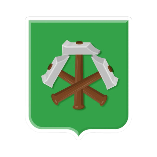 Beets wapen (Netherlands) (Coat of Arms) STICKER Vinyl Kiss-Cut Decal 2 Inch White - The Sticker Space