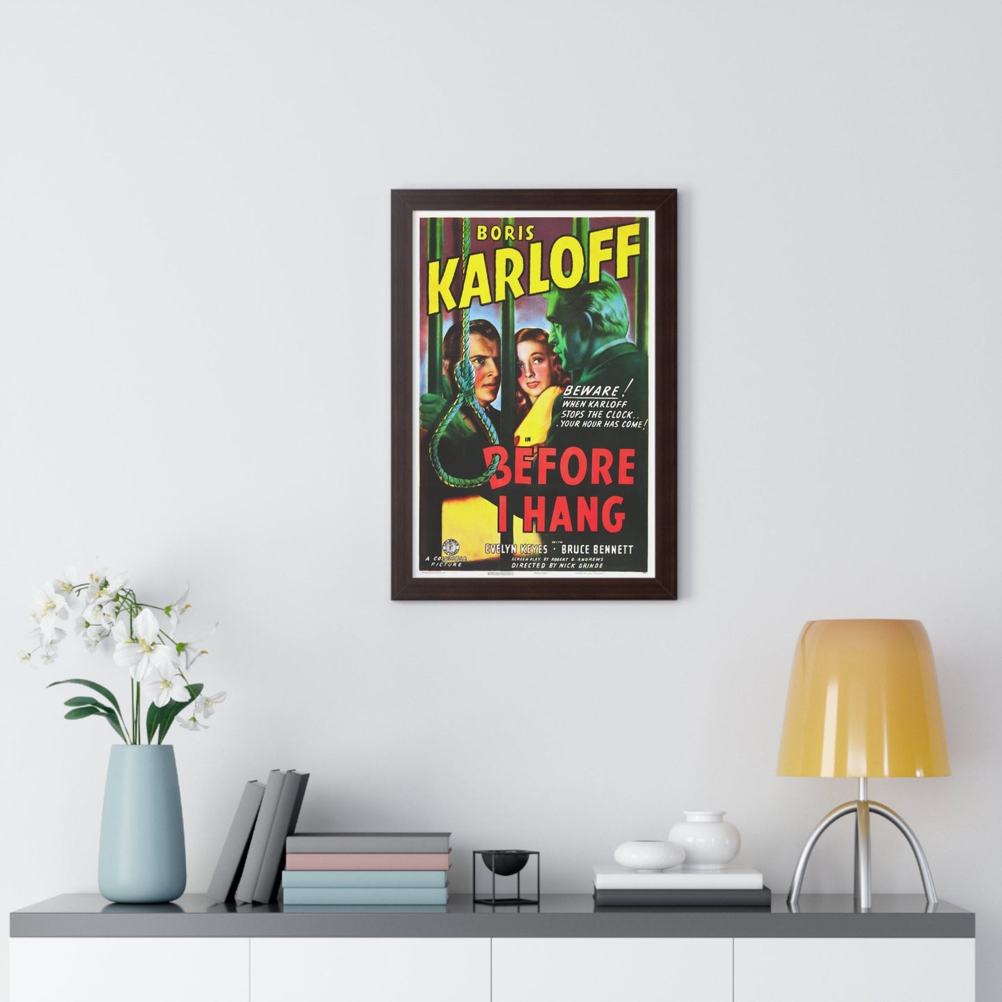 BEFORE I HANG 1940 - Framed Movie Poster-The Sticker Space