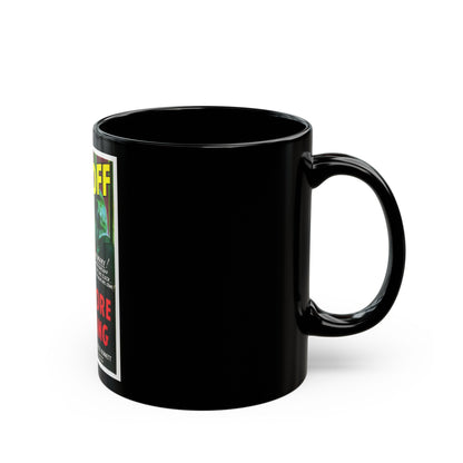 BEFORE I HANG 1940 Movie Poster - Black Coffee Mug-The Sticker Space