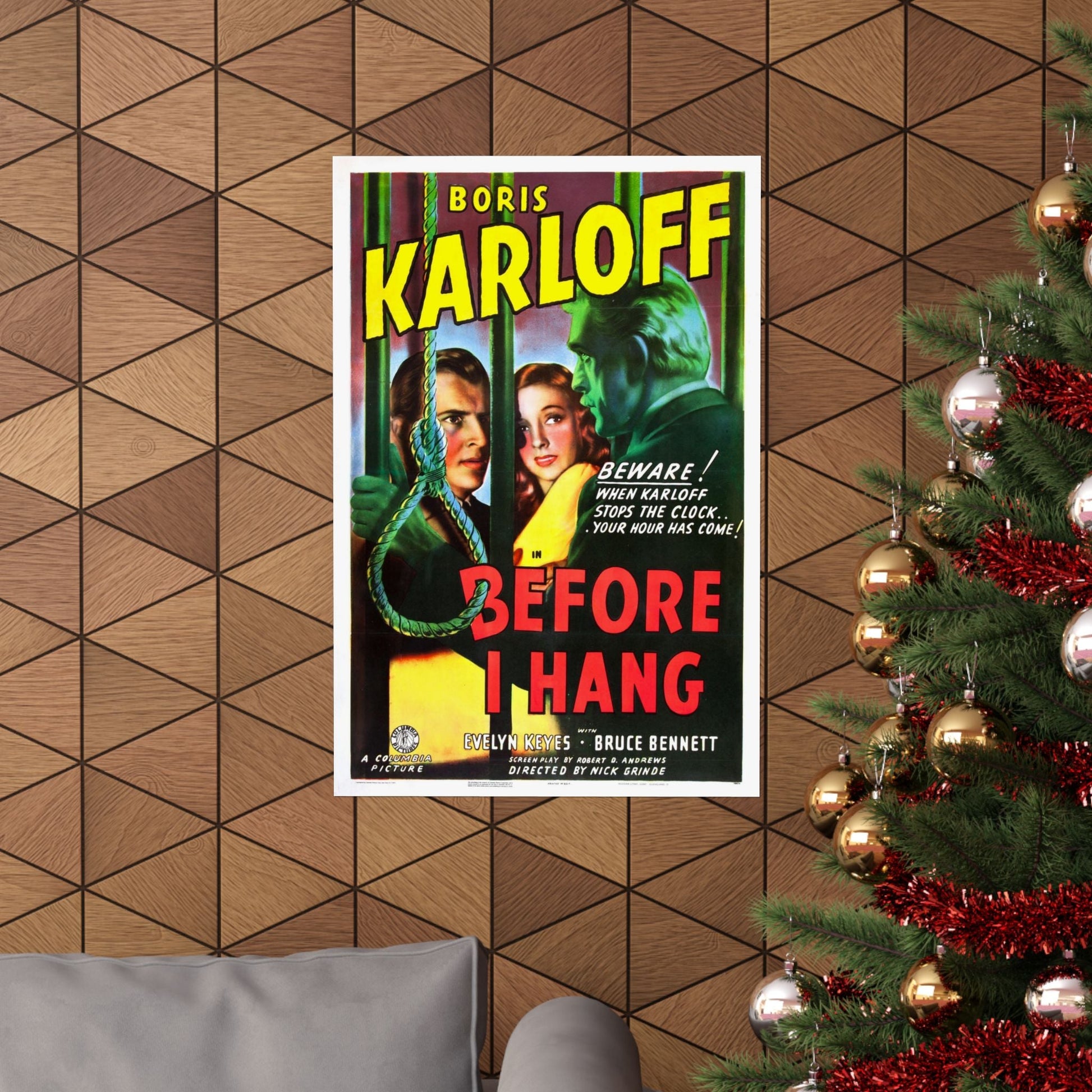 BEFORE I HANG 1940 - Paper Movie Poster-The Sticker Space