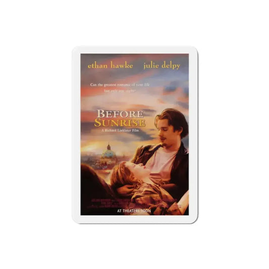Before Sunrise 1995 Movie Poster Refrigerator Magnet 2 Inch - The Sticker Space