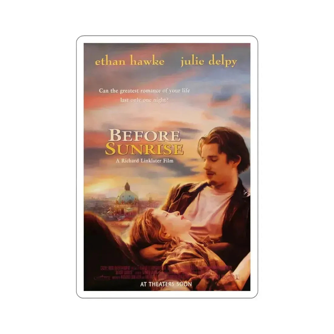 Before Sunrise 1995 Movie Poster STICKER Vinyl Die-Cut Decal 6 Inch - The Sticker Space