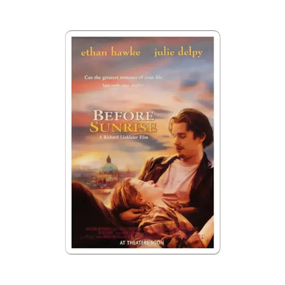 Before Sunrise 1995 Movie Poster - STICKER Vinyl Kiss-Cut Decal 2 Inch White - The Sticker Space