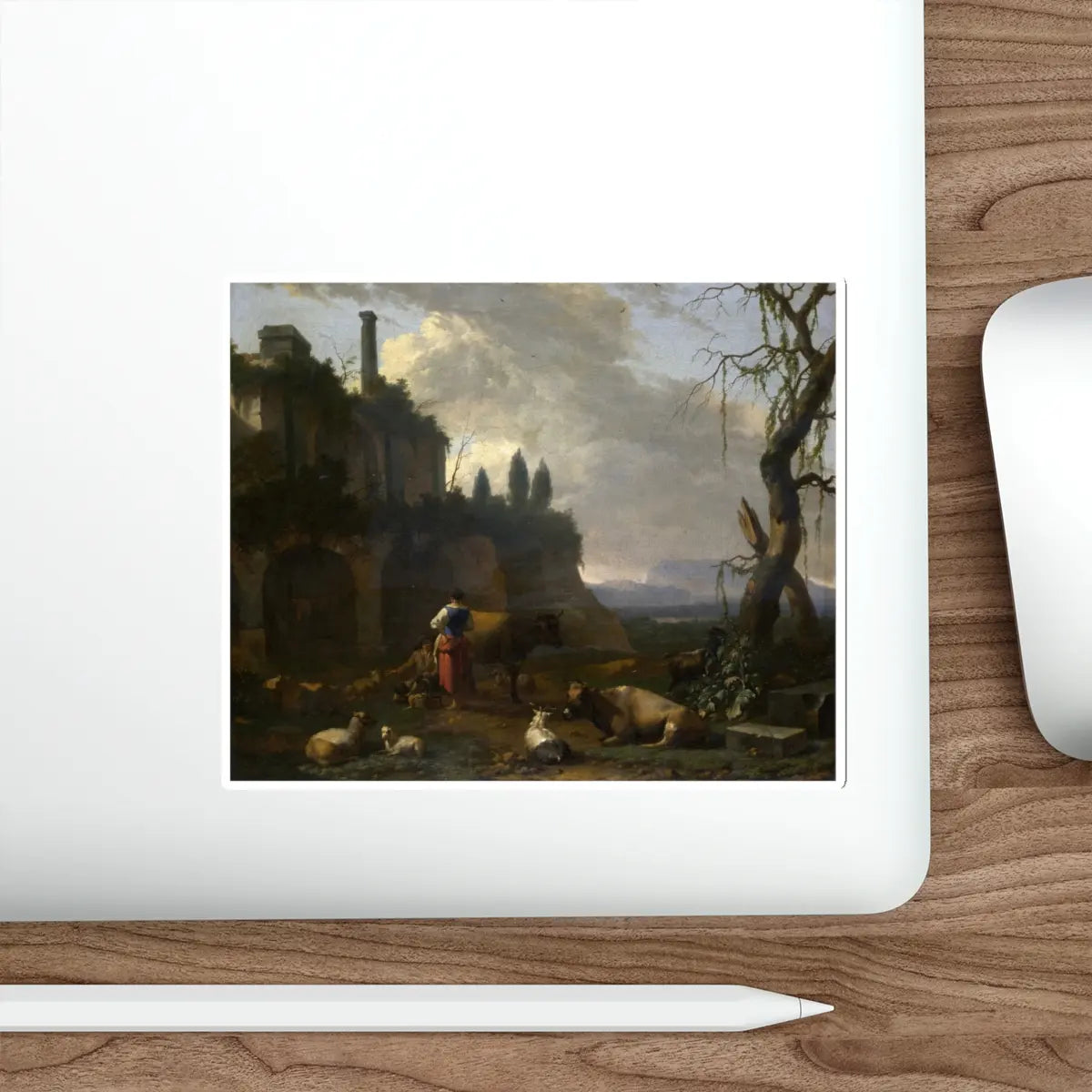 SKU:31853671396692943882 Sticker types:White Shape:Die-Cut Sizes:6" × 6"