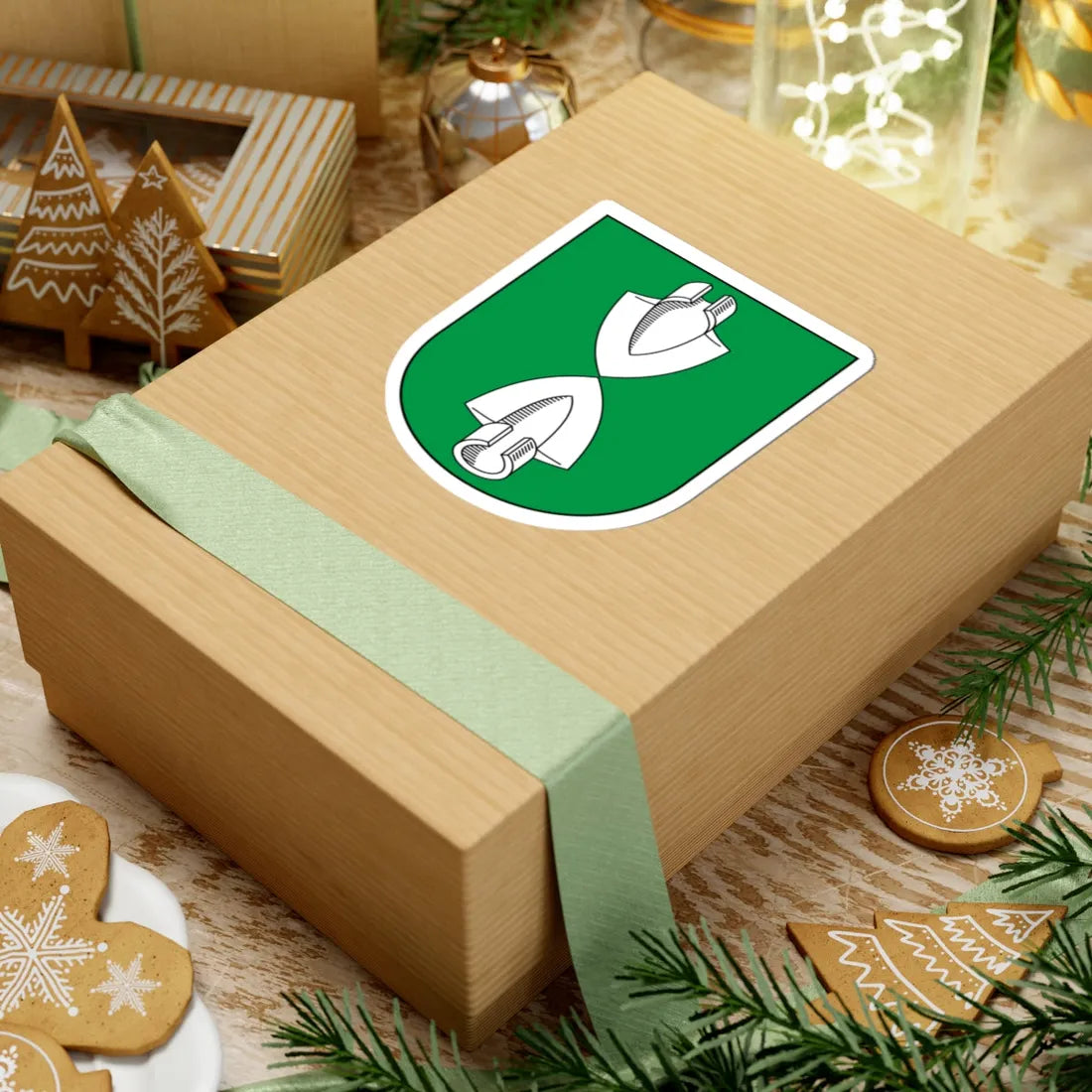 Beggingen-blazon (Switzerland) (Coat of Arms) STICKER Vinyl Kiss-Cut Decal - The Sticker Space