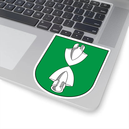 Beggingen-blazon (Switzerland) (Coat of Arms) STICKER Vinyl Kiss-Cut Decal - The Sticker Space