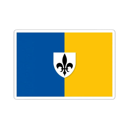 Begijnendijk vlag (Belgium) STICKER Vinyl Kiss-Cut Decal 3 Inch White - The Sticker Space