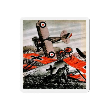 Beginning - No Parachutes (1), Liberty magazine, February 25, 1933 (Magazine Illustration) Refrigerator Magnet - The Sticker Space