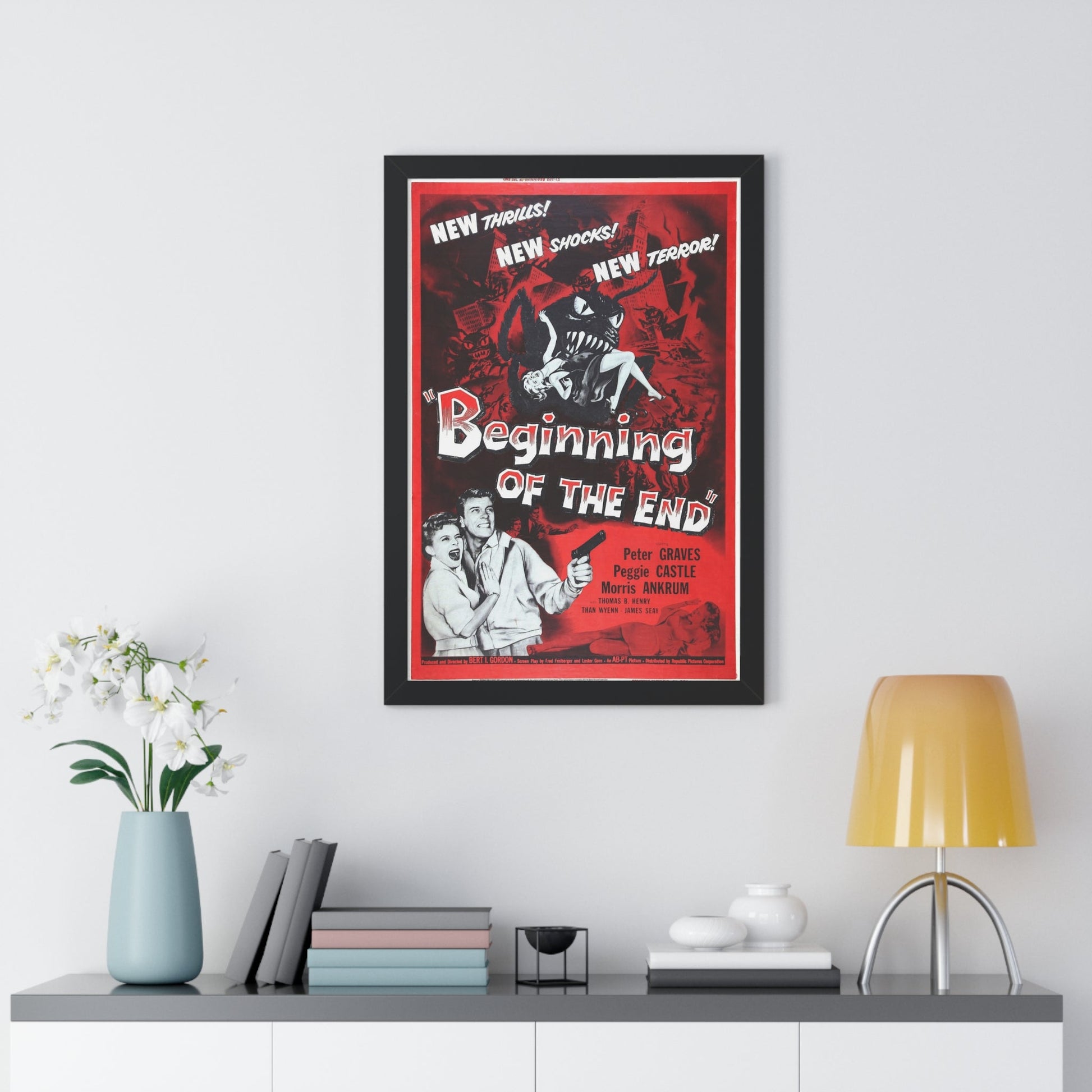 BEGINNING OF THE END 1957 - Framed Movie Poster-The Sticker Space