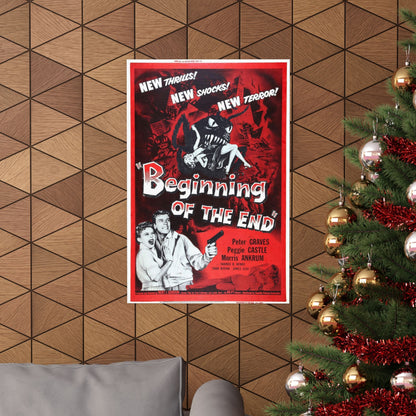 BEGINNING OF THE END 1957 - Paper Movie Poster-The Sticker Space