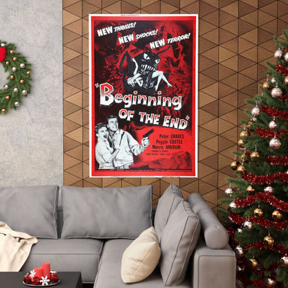 BEGINNING OF THE END 1957 - Paper Movie Poster-The Sticker Space