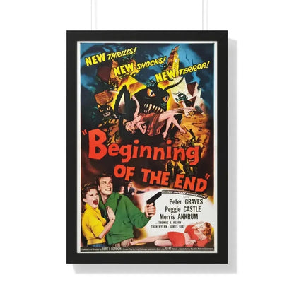 BEGINNING OF THE END (3) 1957 - Framed Movie Poster - The Sticker Space
