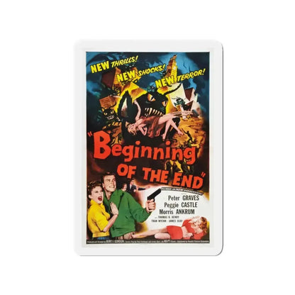 BEGINNING OF THE END (3) 1957 Movie Poster - Refrigerator Magnet - The Sticker Space